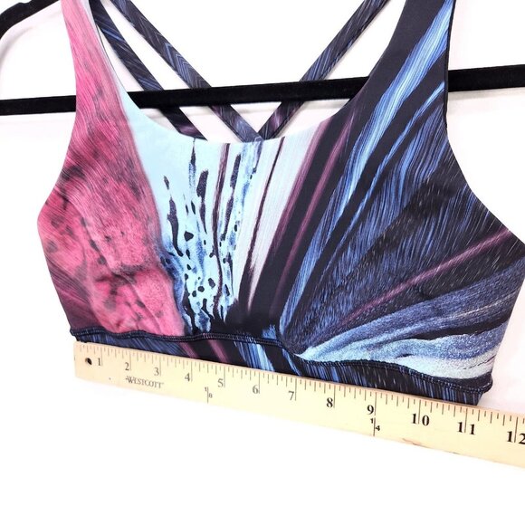 EUC Lululemon athletica Multicolor energy Sports Bra - Picture 10 of 11